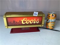 Coors Cash Register Sign