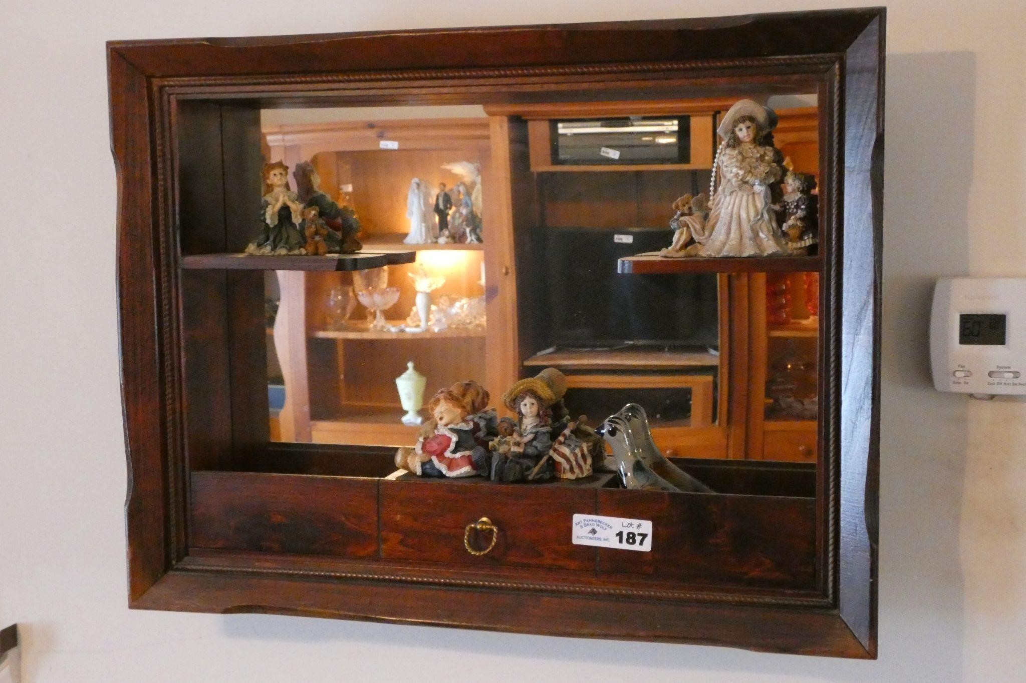 Mirror Shelf w/ Figurines