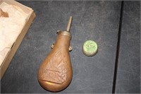 Vintage powder flask