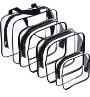 4 PIECES CLEAR BAG ORGANIZERS