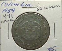 1959 Columbia coin