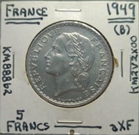 1949 French coin