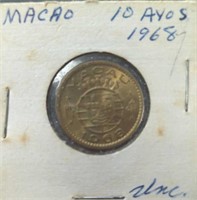 1968 Macau uncirculated coin