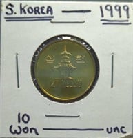 Uncirculated 1999 South Korea coin