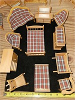 11 Pieces Doll House Furniture