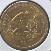 2009 Three sisters Sacagawea US $1 coin