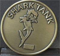 Shark tank challenge coin