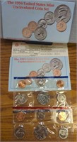 1994 uncirculated coin set Philadelphia and