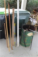 Barrel, handles, pvc, water key