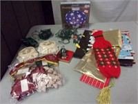 Variety of Gift Bags/Bows/Christmas Misc.