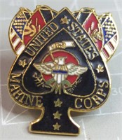 US Marine corps military pin