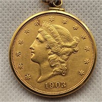 1903-S Gold $20 Liberty Double Eagle+