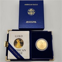 1986 Gold $50 1 Ounce Buillion Proof Coin