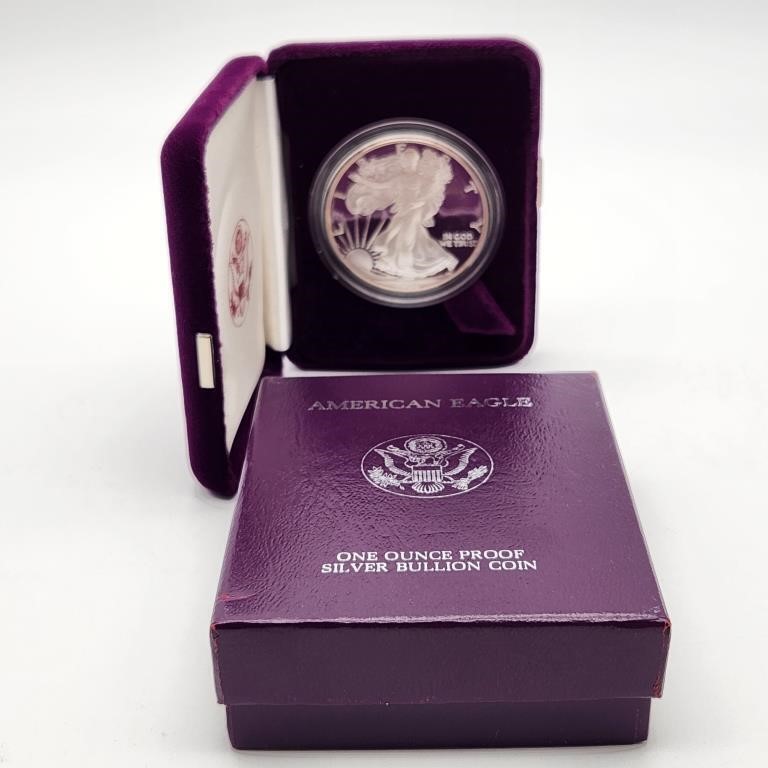 1986-S $1 Silver Bullion 1 Oz Proof Coin