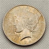 1924 Peace Silver Dollar