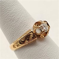 Circa 1890 Gold Ring Diamond