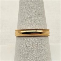 14K Gold ArtCarved 4mm Ring