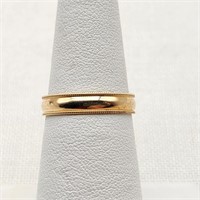 10K Gold ArtCarved 4mm Ring