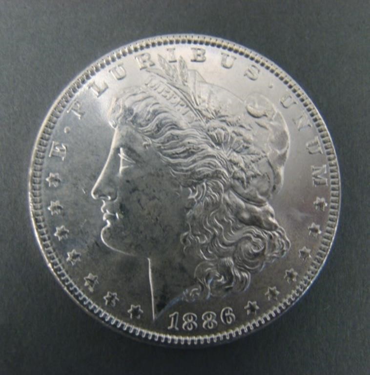 1886 Morgan Silver Dollar