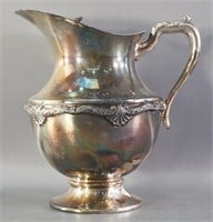 Vintage Silver-Plate Water Pitcher