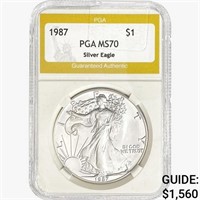 1987 Silver Eagle PGA MS70
