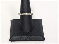 Vermeil/.925 Sterling CZ Band Sz 8