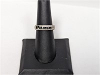 .925 Sterling "Pama" Band Sz 7