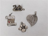 13G .925 Sterling Pendants/Charms