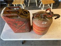Steel gas cans