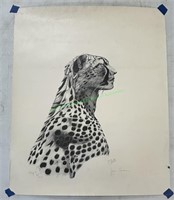 Jean Carson Leopard/Person Print
