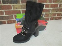 Italina Black Boots Sz 6.5 - NEW