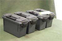 (4) Plastic Ammo Cans