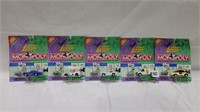 5 new sealed johnny lighting monopoly cars