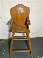 Wooden Children’s High Chair
