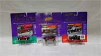 3 new sealed johnny lighting cars