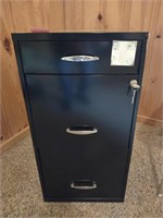 Locking 3 drawer file cabinet(house)