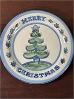 MA Hadley Pottrery 12.5" Christmas Serving platter