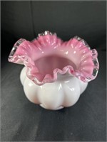 Fenton Ruffled Edge Vase