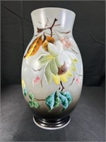 Floral Gray Vase