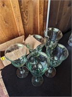 Set of 5 wine glasses (Back Porch)