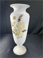 Vintage Frosted Vase
