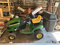 Two John Deere Riding Mowers LA105- Works Needs