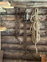 Chain Pulley & Rope  (Tool Shed)