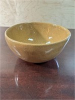 Antique handmade brown bowl