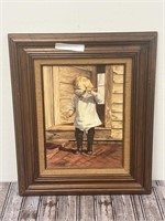 Betty Wagy Oil Painting Little Girl 20 x 24