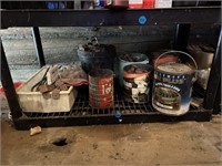 Misc Tin Lot Scrap Metal, Tool Caddy, & More