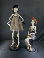 Mark Roberts Women Skeleton Figurines