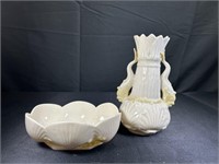 Belleek Koi Fish and Shell