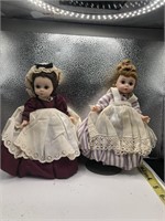 Vintage Madame Alexander Dolls, set of 2 (house)