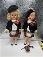 Vintage Scottish Dolls, hard plastic (house)